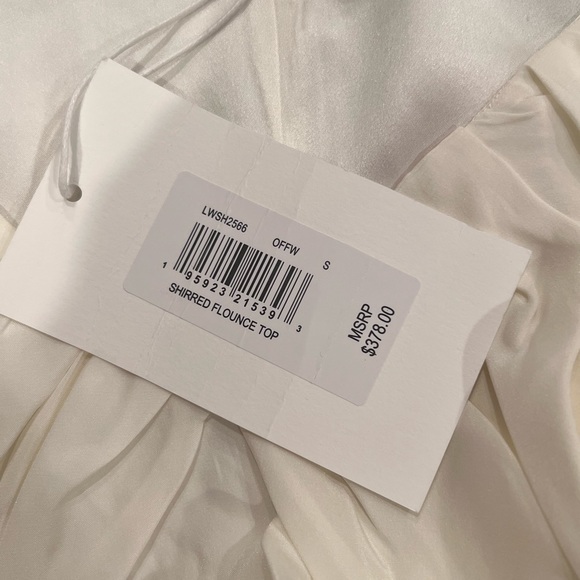 Frame White Ruffle Blouse - Picture 2 of 12